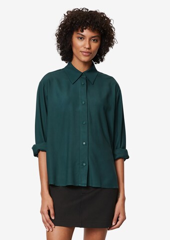 Marc O'Polo DENIM Blouse in Groen: voorkant