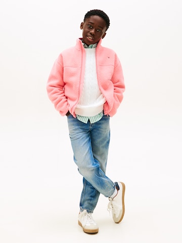 Jachetă  fleece de la TOMMY HILFIGER pe roz