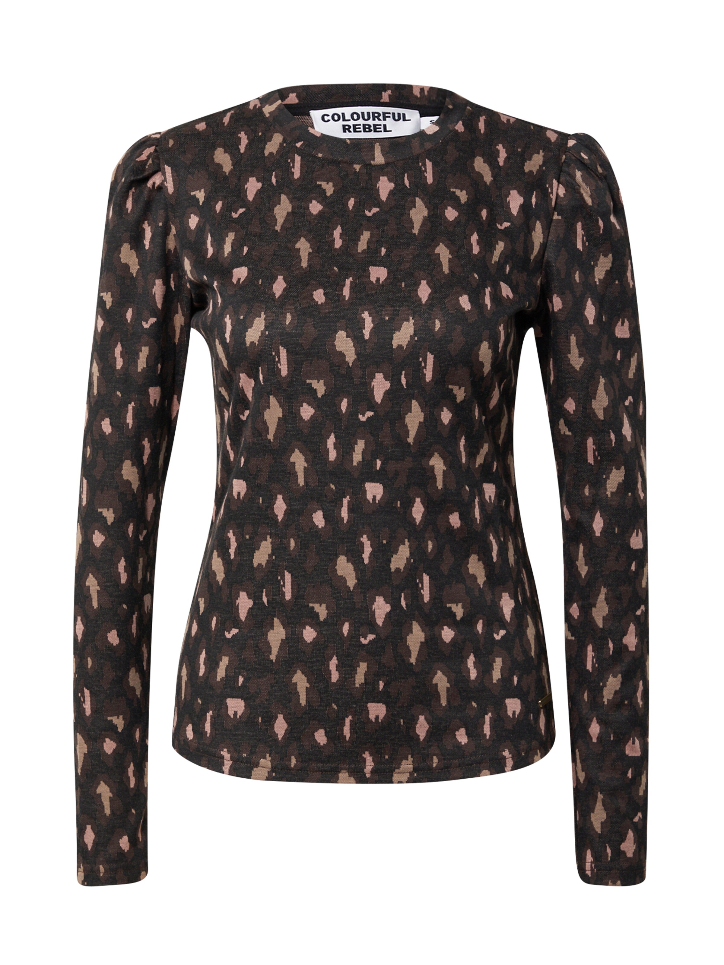 Colourful Rebel Shirt 'Joss' in Braun: Vorderseite