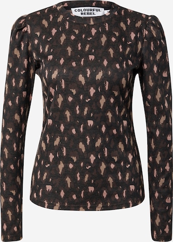 Colourful Rebel Shirt 'Joss' in Brown: front