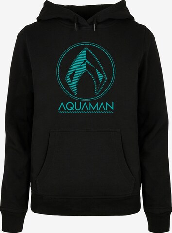 Sweat-shirt 'Aquaman' ABSOLUTE CULT en noir : devant