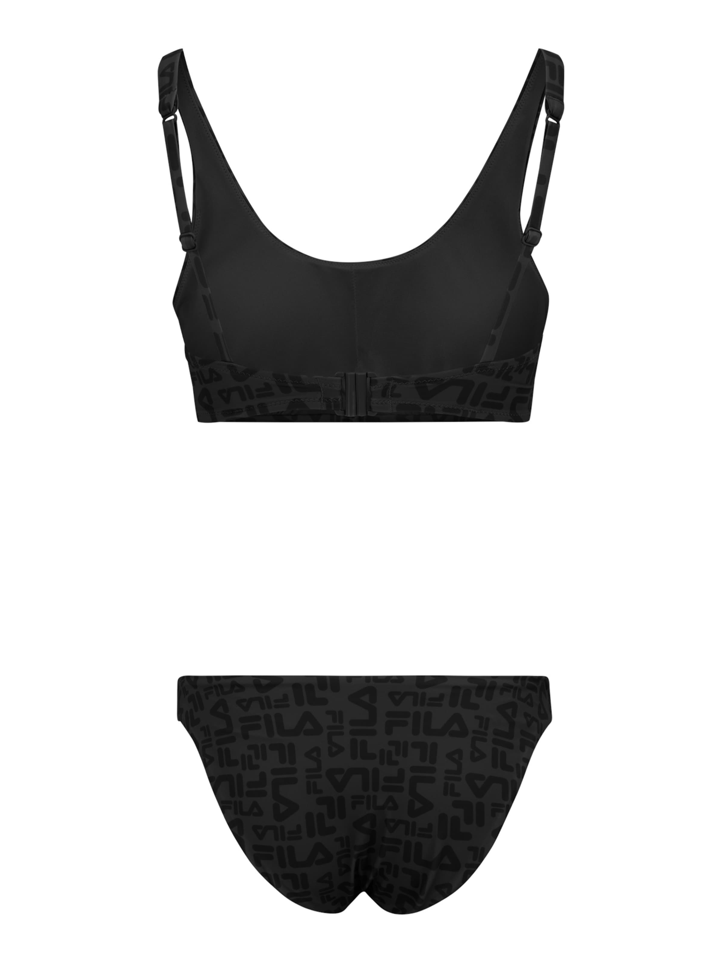 FILA Bygelfri Bikini 'Serrana' i svart