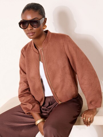 Lipsy Демисезонная куртка в Коричневый