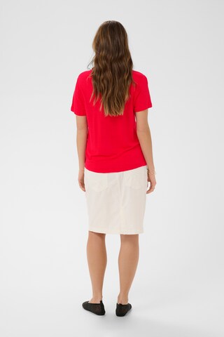 Cream Blouse 'CRFulla' in Red