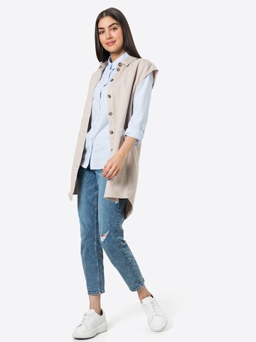 Fransa Blouse 'Bluse 'Oxford'' in Blue
