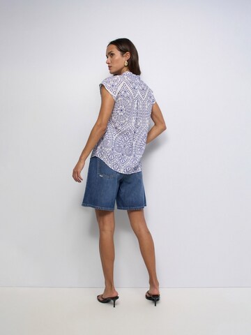 Salsa Jeans Blouse in Blauw