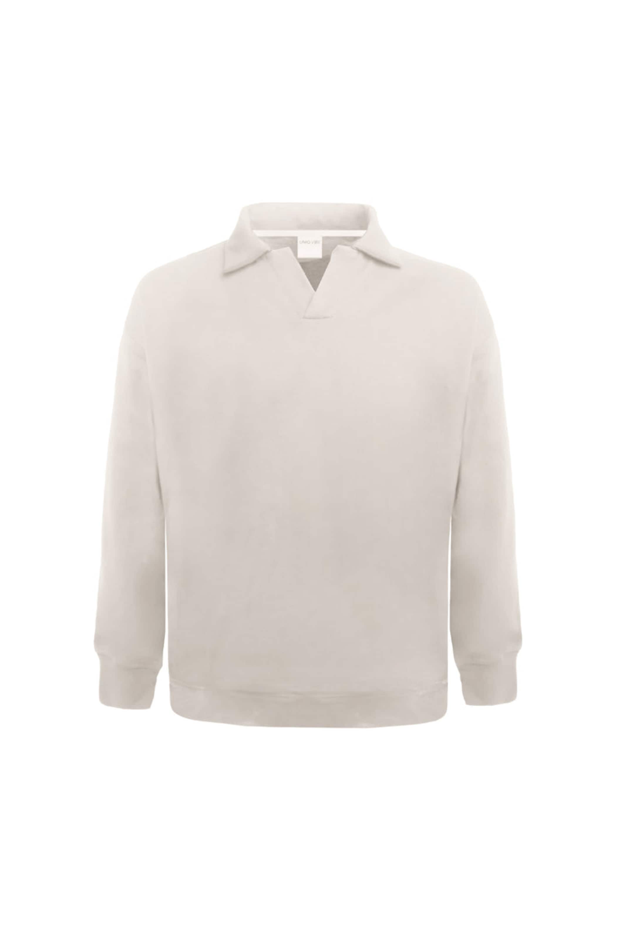 UNIQVIBE Sweatshirt in Beige: front