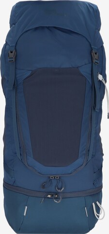 JACK WOLFSKIN Sports Backpack 'Highland Trail 55' in Blue: front