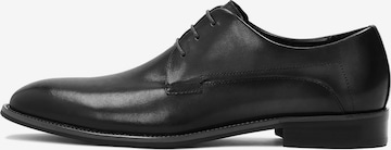 Kazar Fűzős cipő - fekete: elől