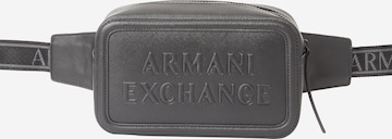 ARMANI EXCHANGE - Bolsa de cintura em preto: frente