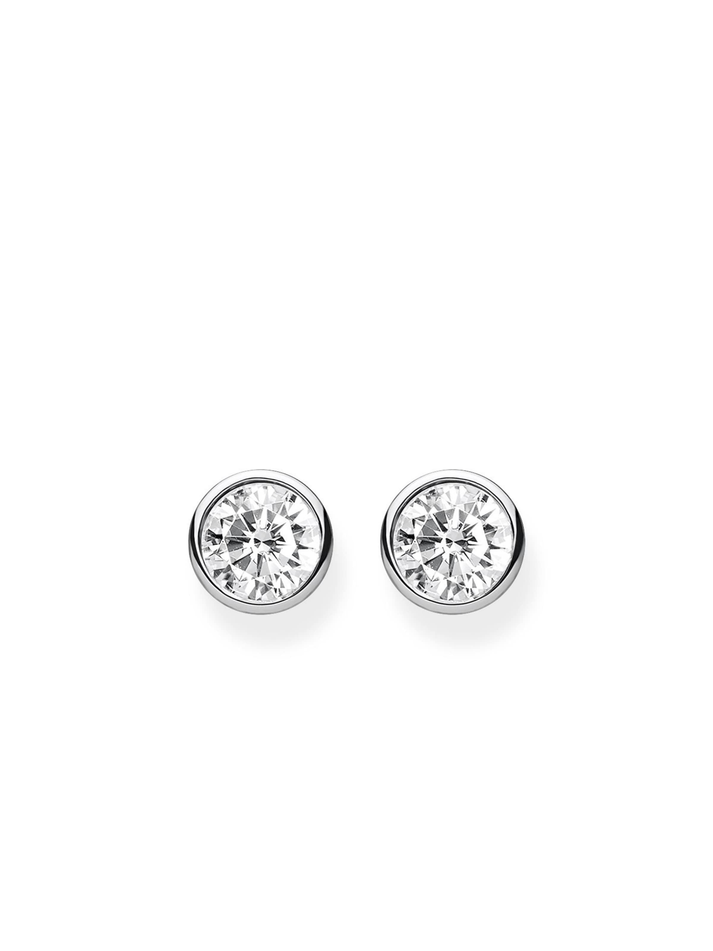 Thomas Sabo Ohrringe in 10 mm in weiß, Produktansicht