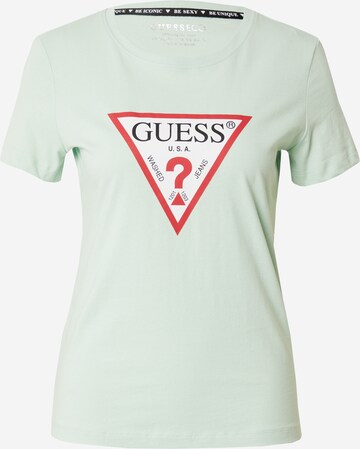 Maglietta di GUESS in verde: frontale