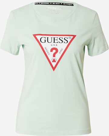 GUESS - Camisa em verde: frente