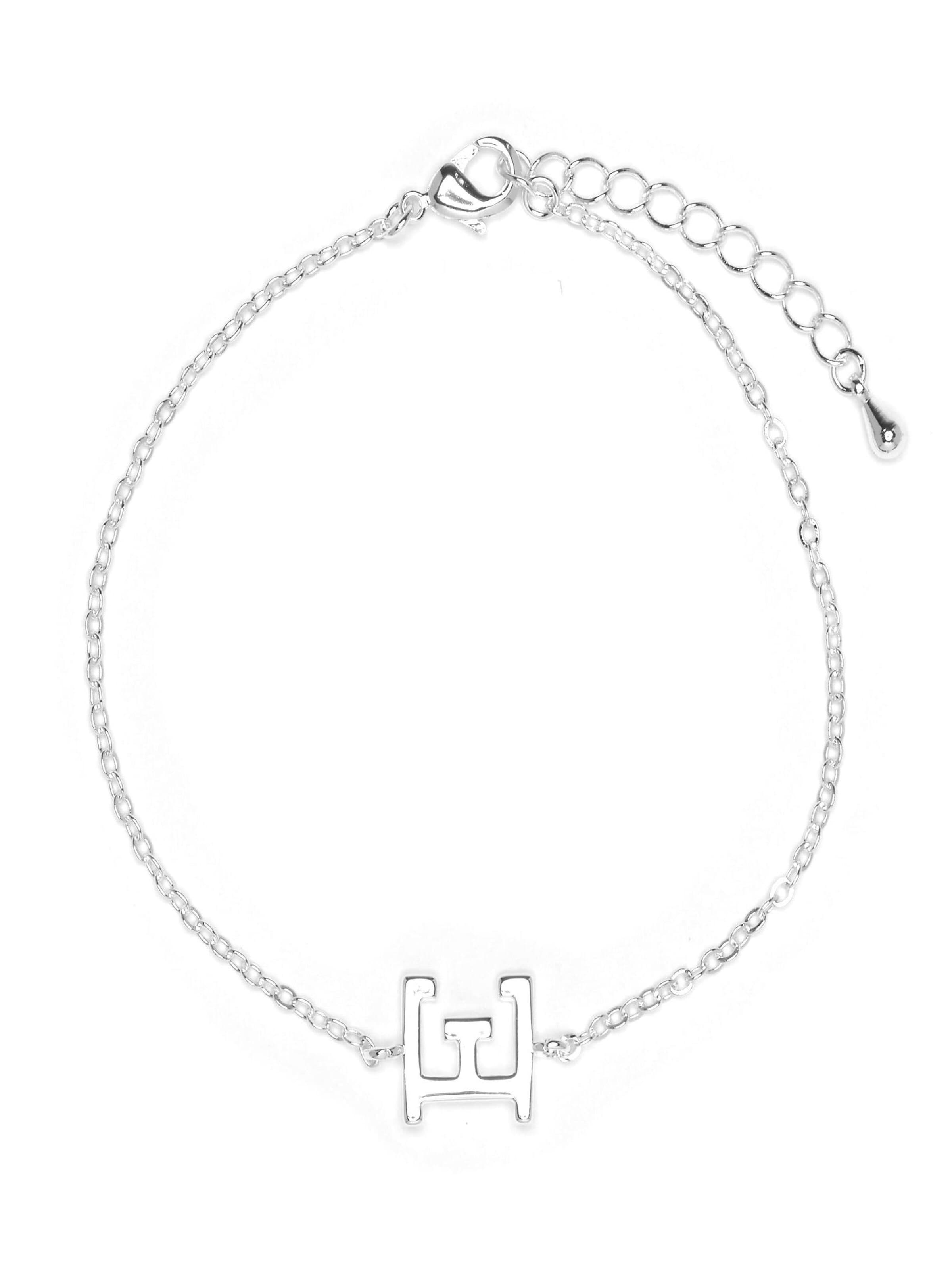 Braccialetto 'Alphabet E' di Luxenter in argento