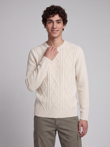 Pull-over 'JREBLUKA' JJ Rebel en beige