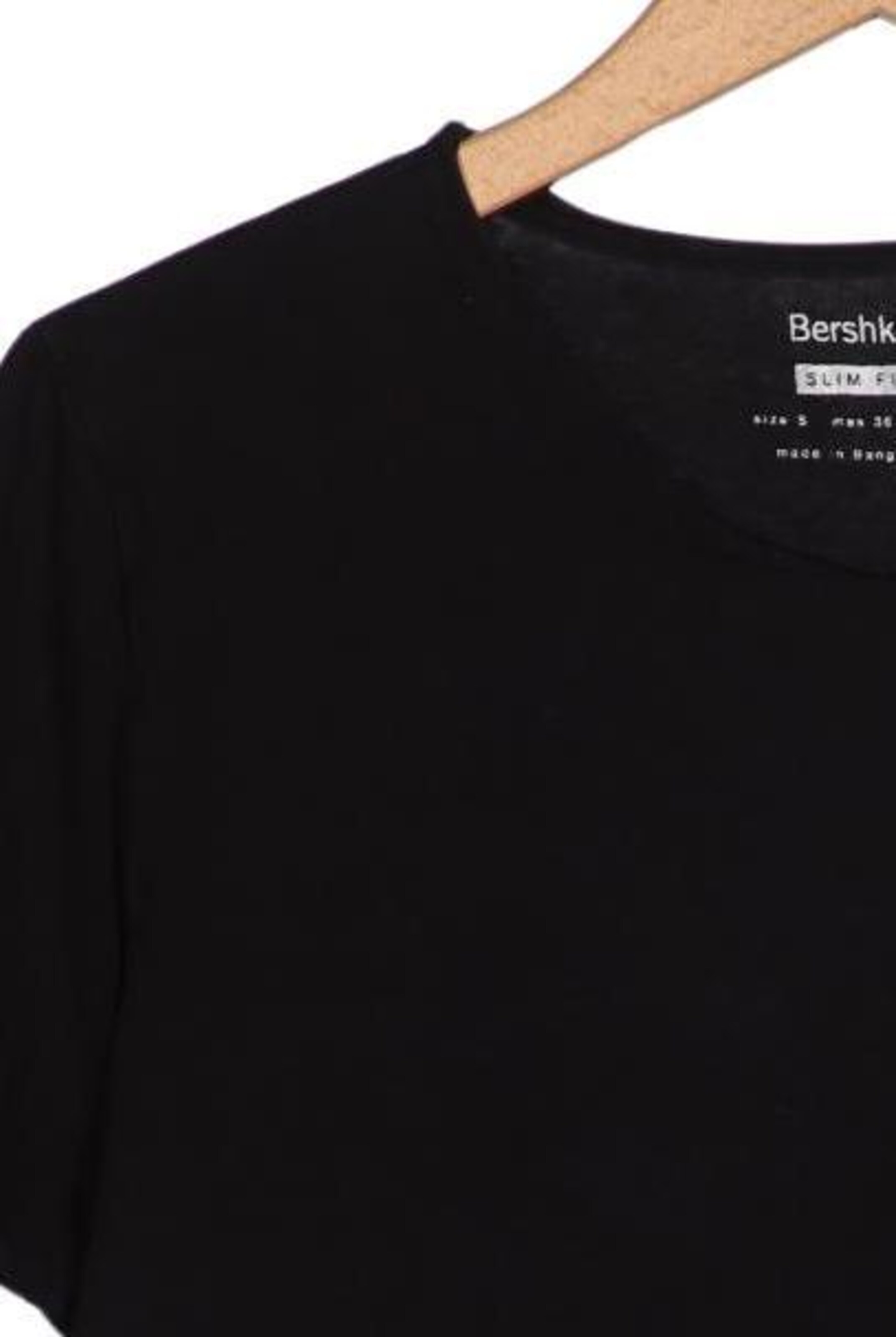 Bershka Shirt in S in Black