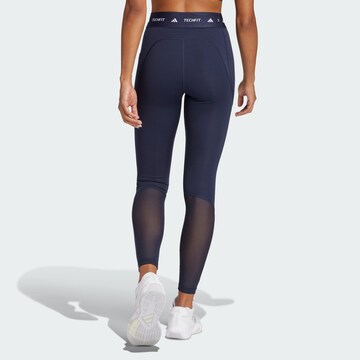 ADIDAS PERFORMANCE Skinny Sports trousers 'Stash' in Blue