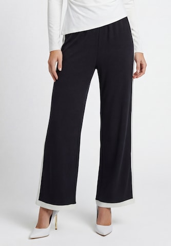 Loosefit Pantalon faina en noir : devant