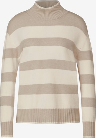 STREET ONE Sweater in Beige: front