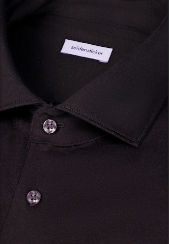 Coupe slim Chemise business SEIDENSTICKER en noir