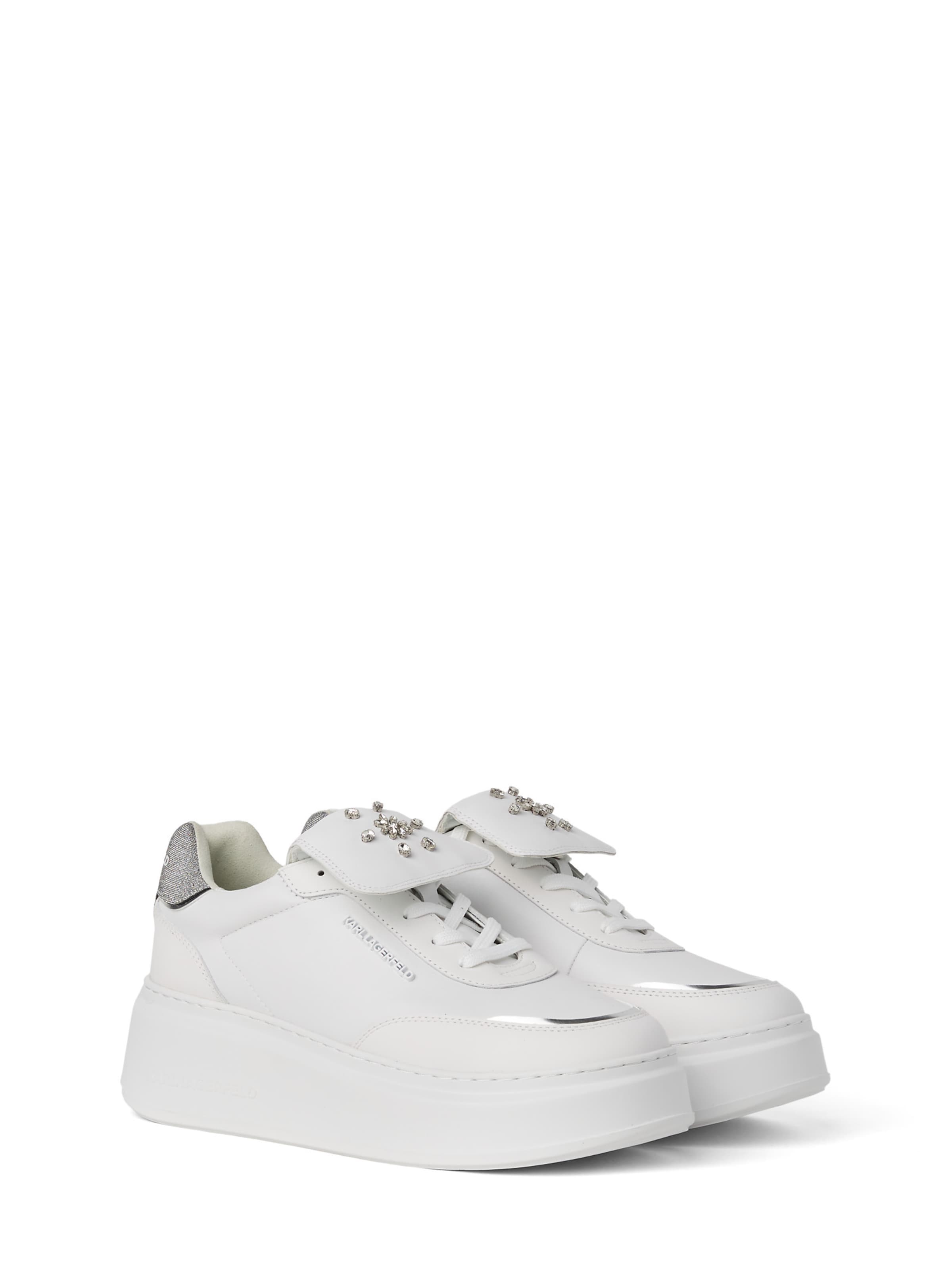 Karl Lagerfeld Platform trainers ' Anakapri Florastone' in White