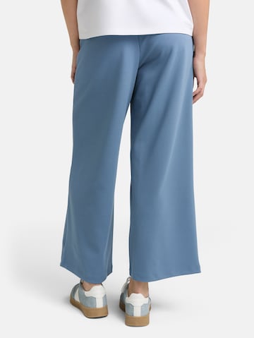TOM TAILOR DENIM Wide Leg Hose in Blau