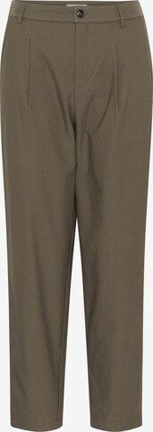 Pantalon à pince 'Comia' Cream en marron : devant