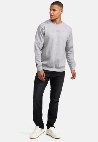 INDICODE JEANS Sweatshirt 'INCliver' in Grijs