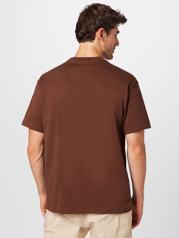 WEEKDAY T-Shirt in Braun