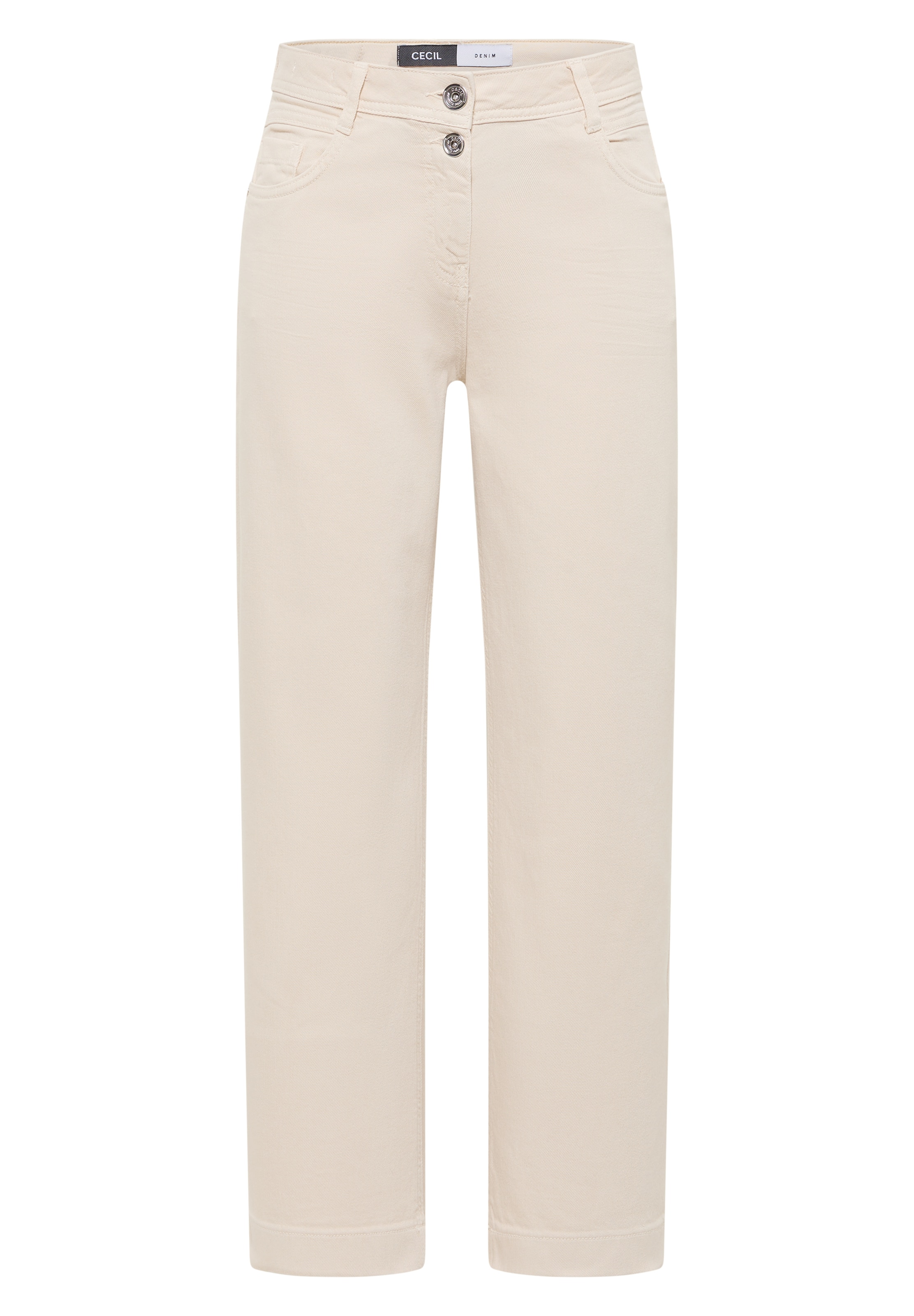 CECIL Loosefit Jeans in Beige: Vorderseite