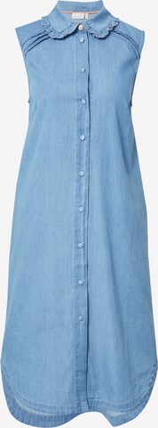 Robe-chemise 'CHERITH' NÜMPH en bleu : devant