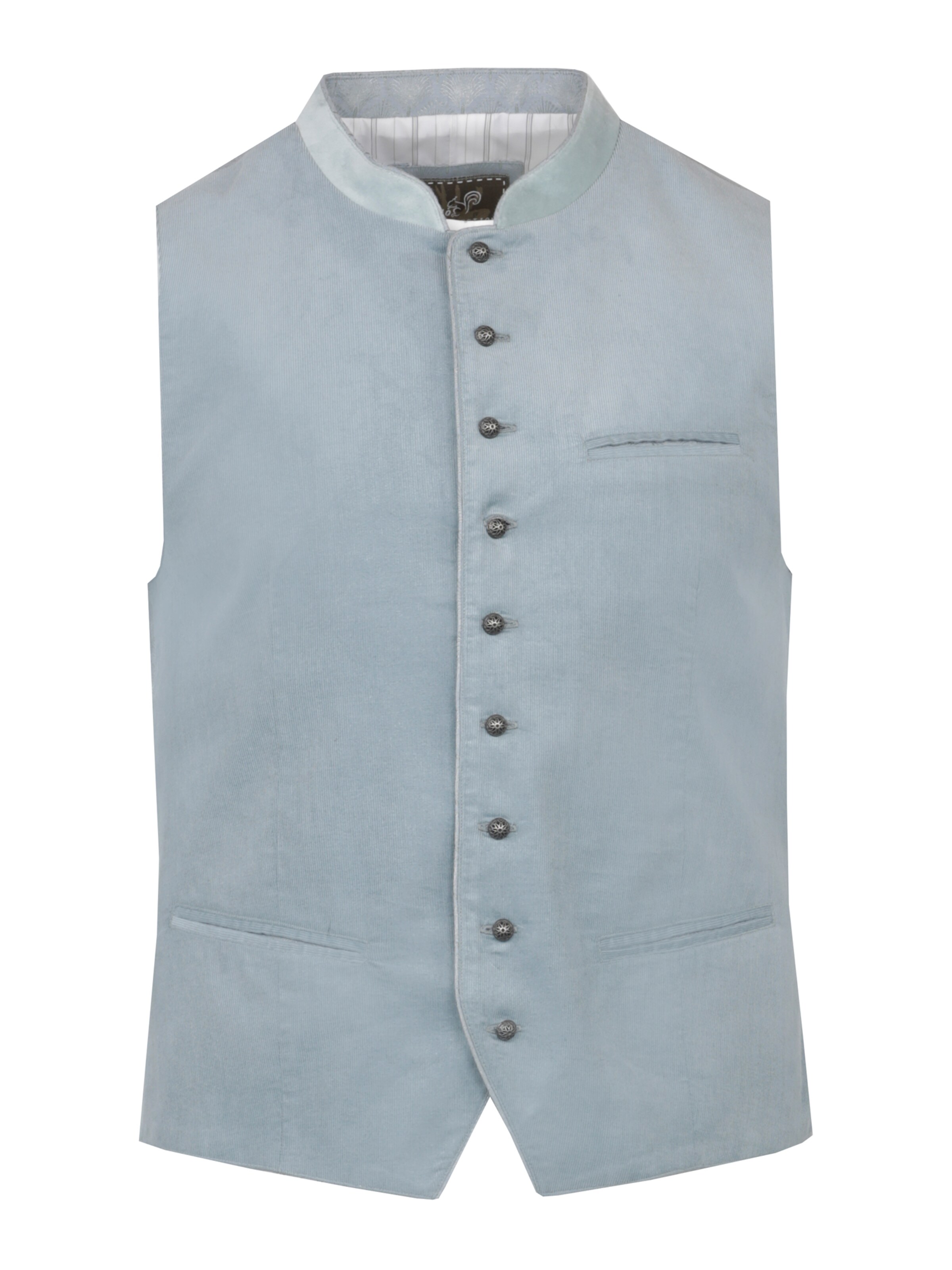 Vestă tradiționale (Oktoberfest) 'Rehling' de la MARJO pe albastru: față