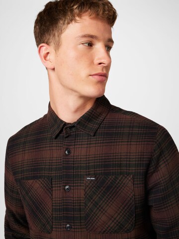 Volcom Regular Fit Hemd in Braun