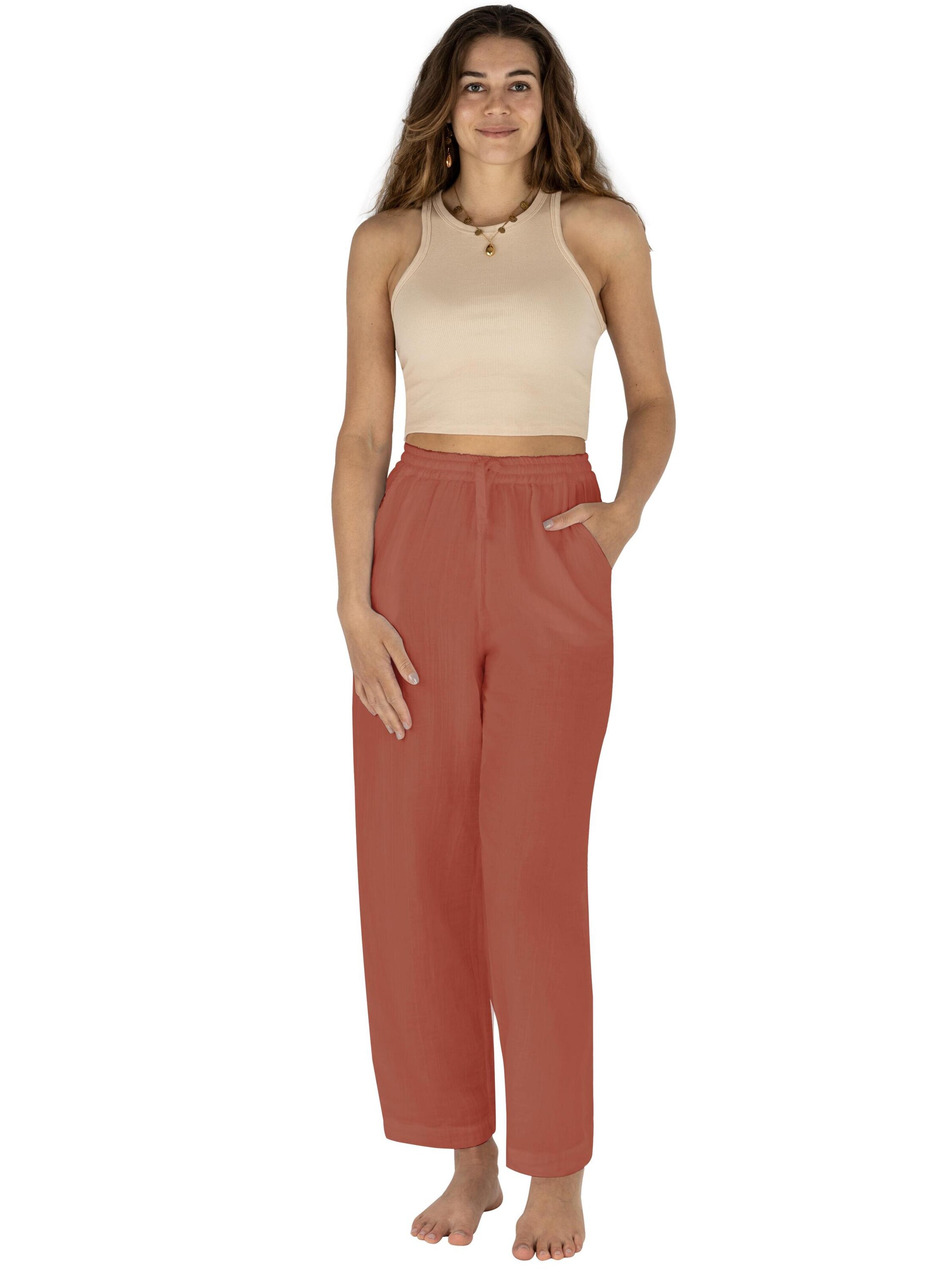 regular Pantaloni ' Chania ' di Janice in arancione