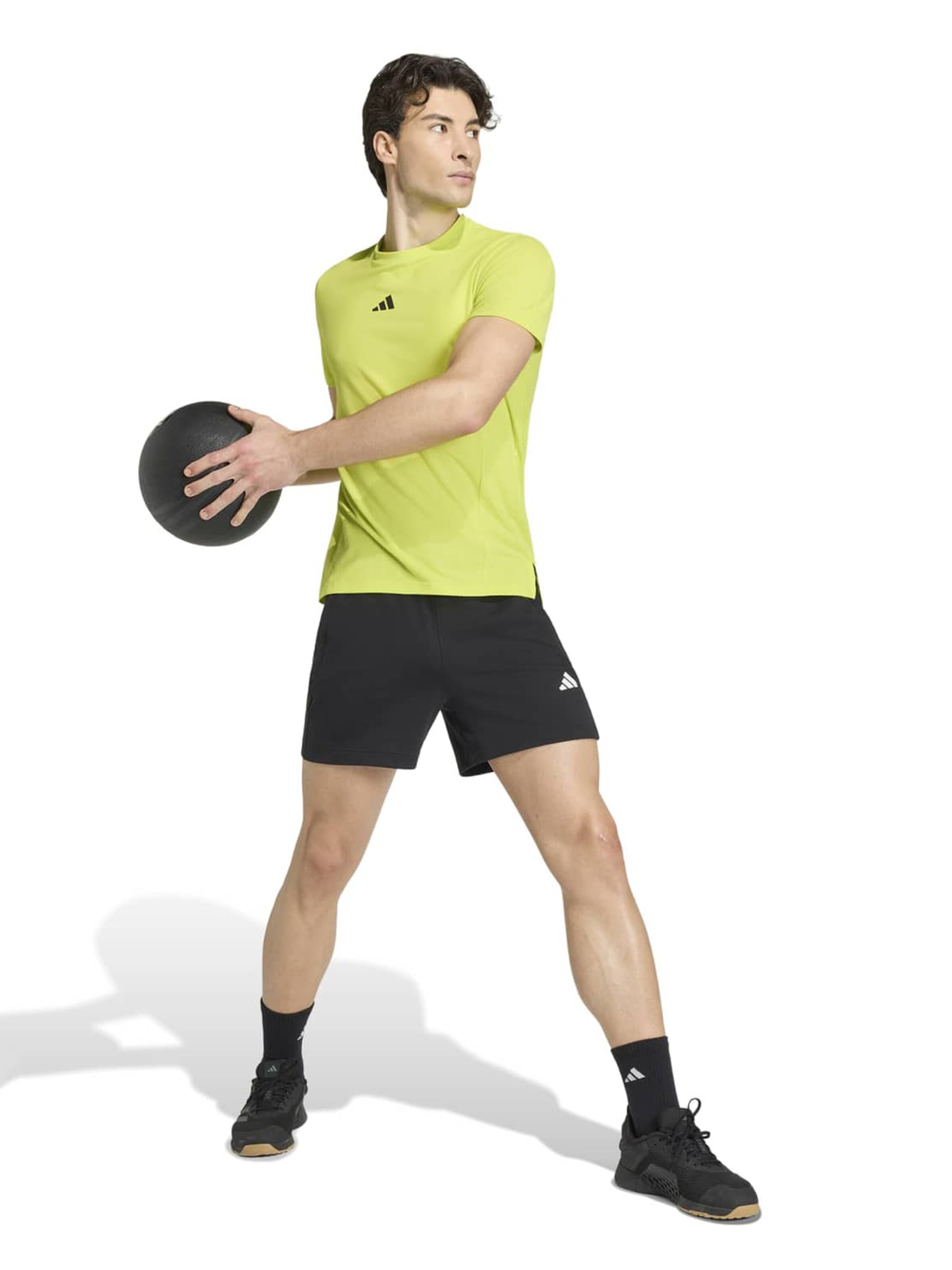 ADIDAS PERFORMANCE regular Funktionsskjorte 'Designed for Training' i gul