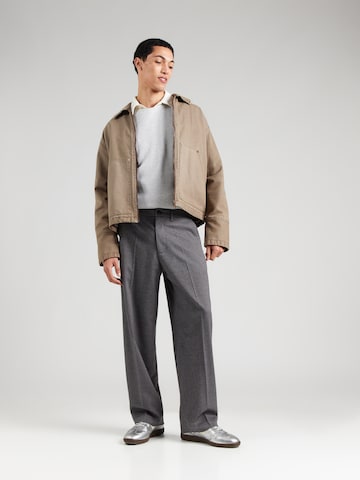 Abercrombie & Fitch Baggy Hose in Grau