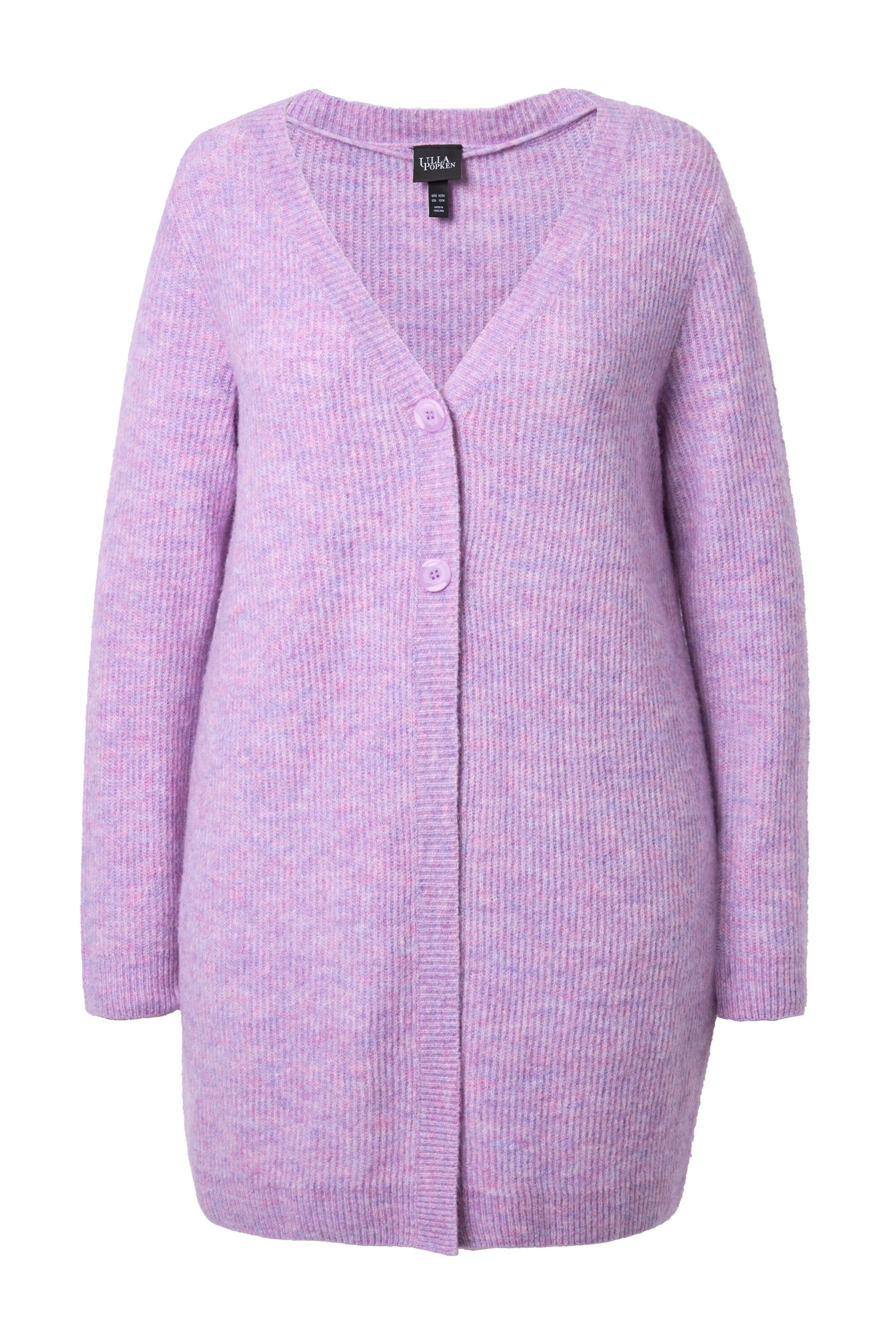 Ulla Popken Knit cardigan in Plum, Item view