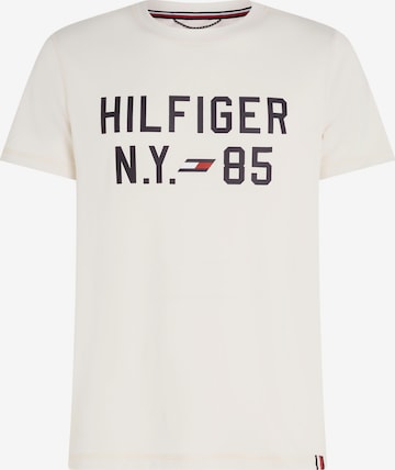 Tommy Hilfiger Sport Shirt in Beige: front
