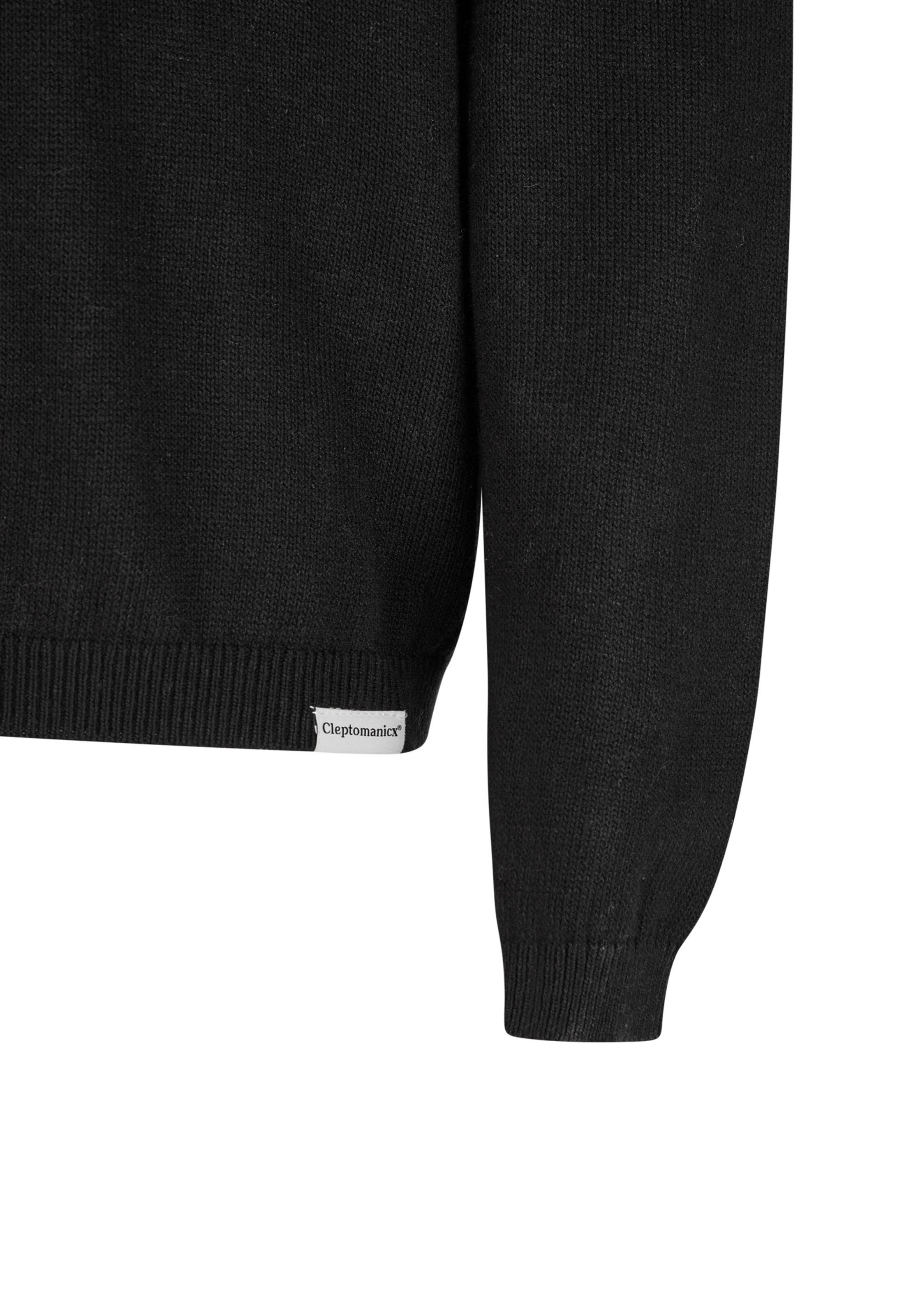 Cleptomanicx Pullover in Schwarz