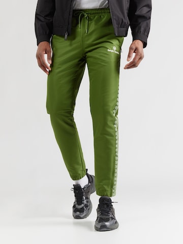 Sergio Tacchini Tapered Sportbyxa 'Morgana' i grön: framsida