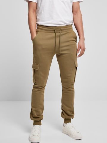 Pantaloni cu buzunare de la Urban Classics pe verde: față