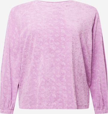 T-shirt River Island Plus en violet : devant