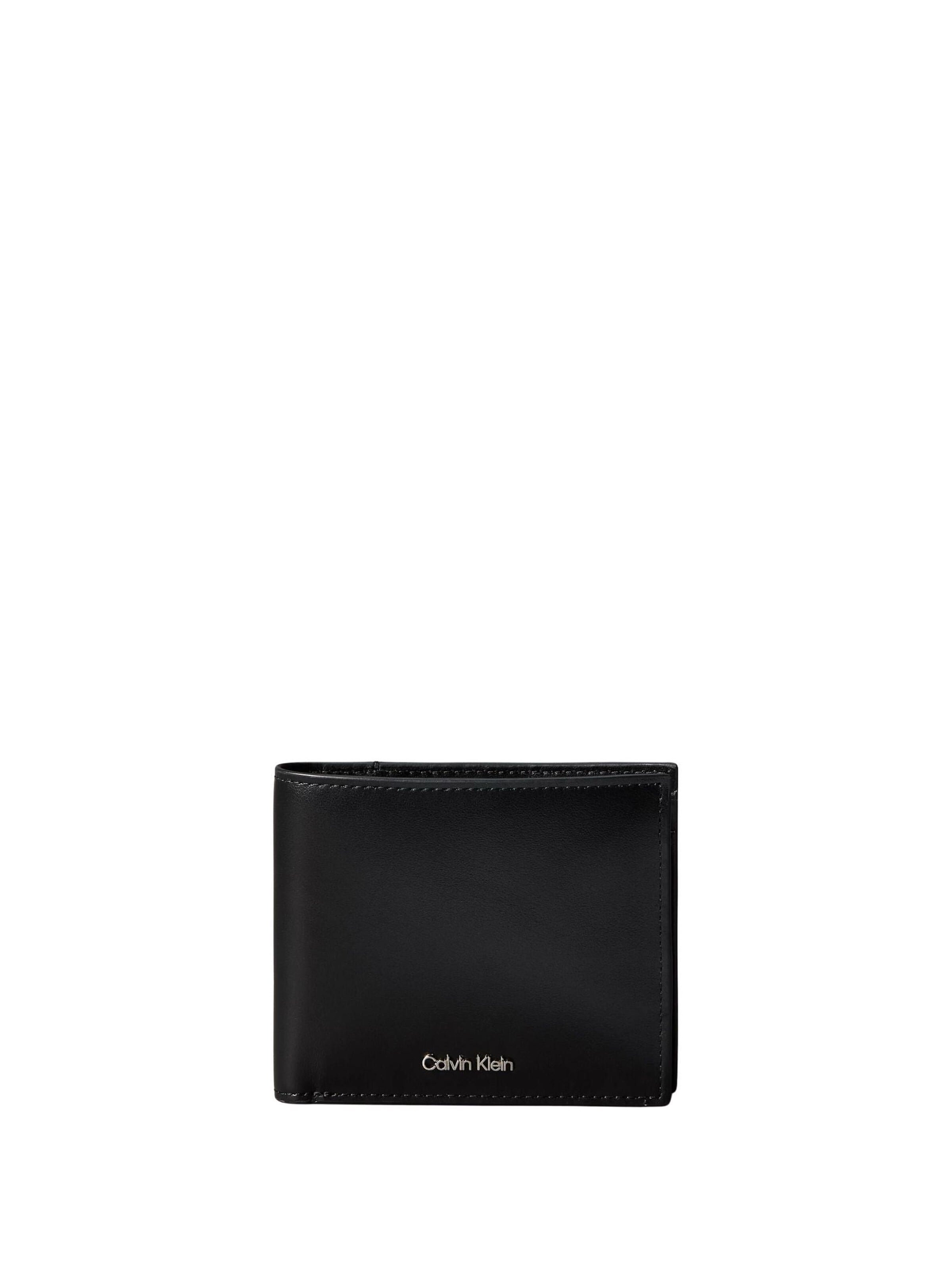 Porte-monnaies 'RAISED BILLFOLD W/COIN Portafoglio' Calvin Klein en noir : devant