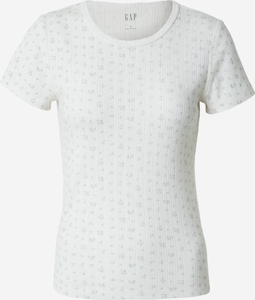 T-shirt GAP en blanc : devant