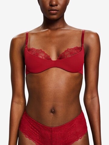 ESPRIT - Push-up Soutien em vermelho