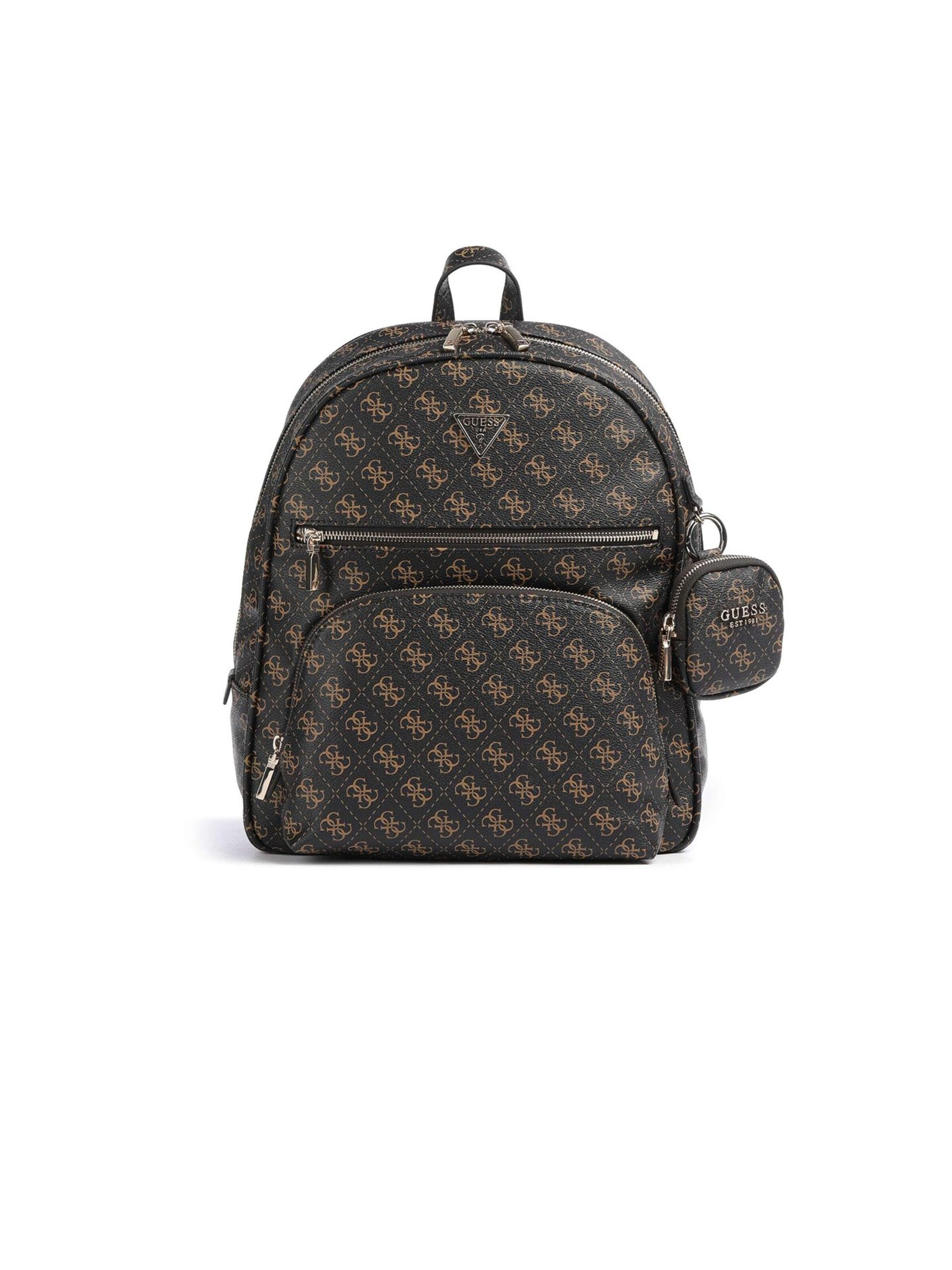 GUESS - Mochila 'Power Play Ii Lrg Tech Backpack' en marrón: frente