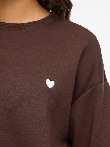 VILA Sweatshirt 'VISandy' i brun