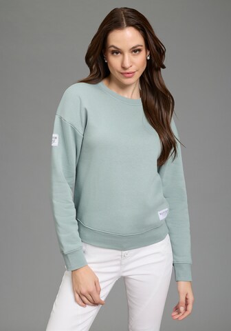 Bruno Banani LM Sweatshirt in Green: front