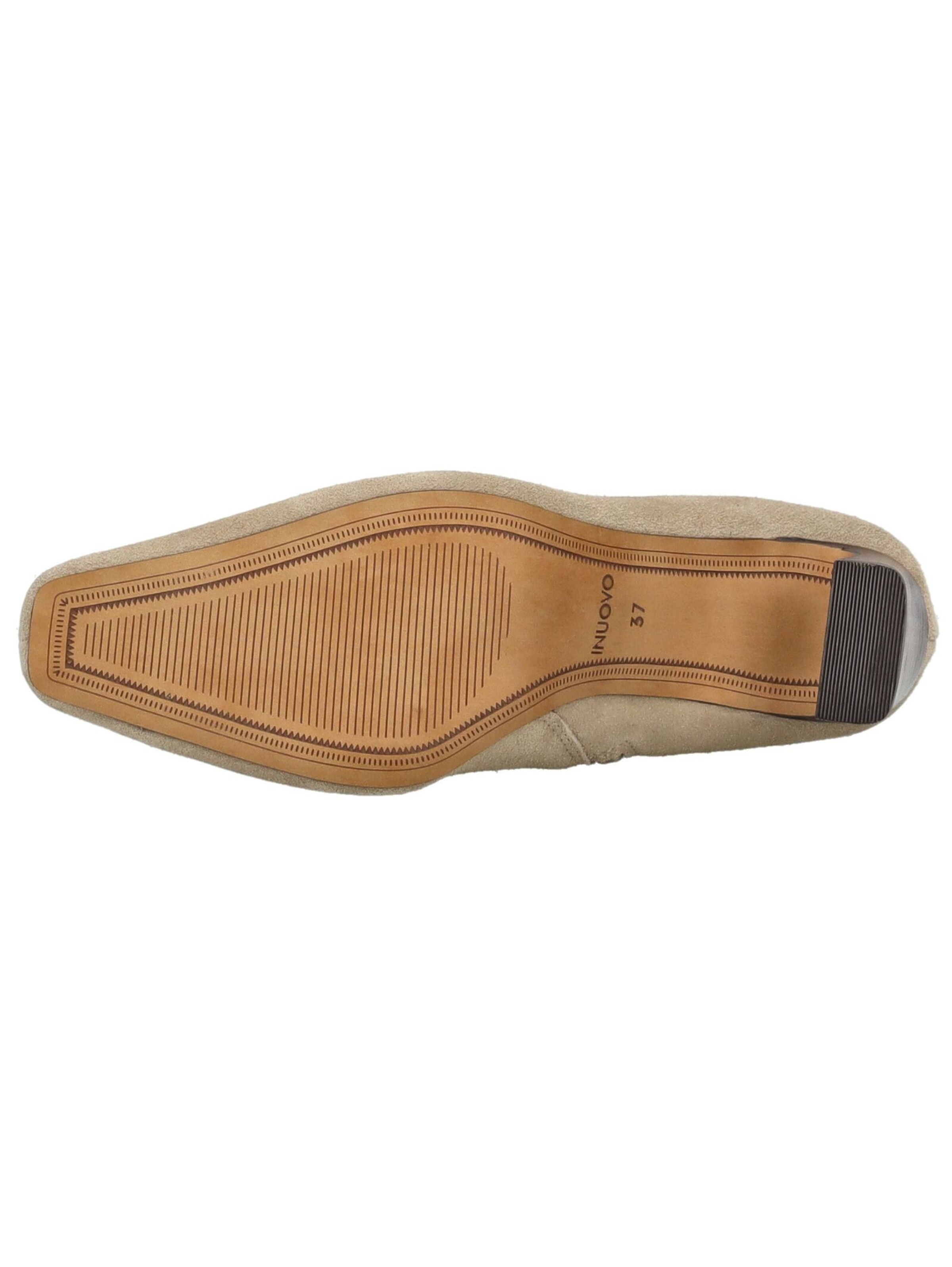 INUOVO Enkellaarsjes in Beige