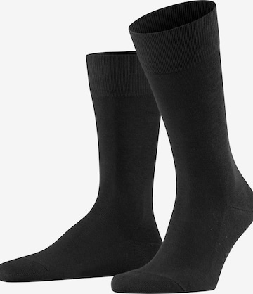 FALKE Socken 'Family' in Schwarz: Vorderseite